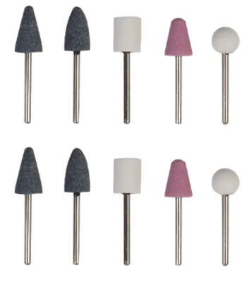 Set piedras mini rectificadora 10 pzas Wadfow