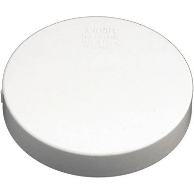 Tapa tubo pvc sanitario 75mm blanco