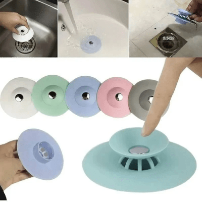 Tapón para desagüe silicona blanco  Ø 30mm1