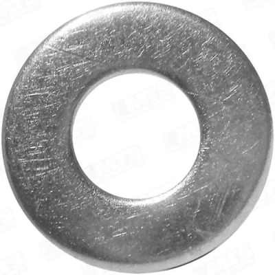 Golilla plana corriente 3/8'' brillante 1 unidad