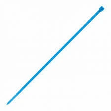 Amarra plastica 3.6x200mm azul 100 pzas
