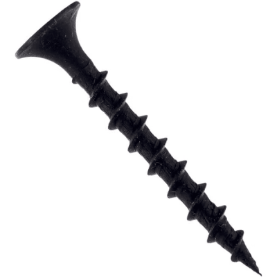 Tornillo drywall #6-x1 1/4'' rosca madera pavonado 1 unidad