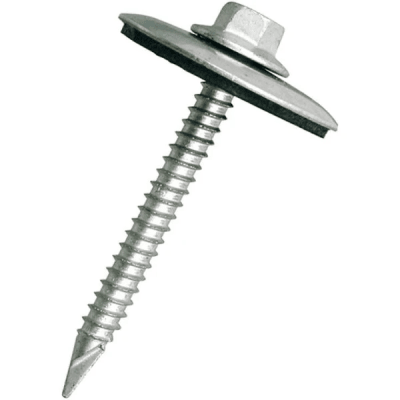 Tornillo policarbonato hexag. 12x2'' punta espada 1 unidad