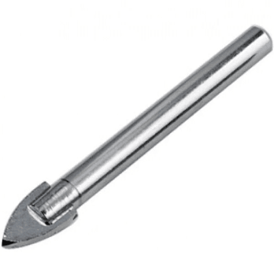 Broca punta flecha vidrio y ceramica 6mm Wurth