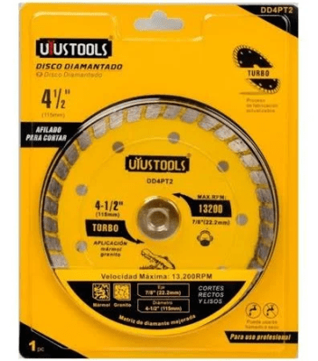 Disco diamantado turbo 4 1/2'' Uyustools