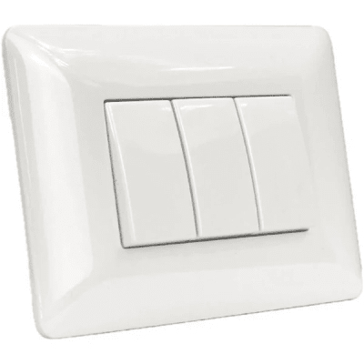 Interruptor triple 9/32 2913 Blanco Stanford 