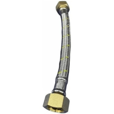 Flexible de agua calefont 1/2'' x 1/2'' HI-HI rigido 20 cm