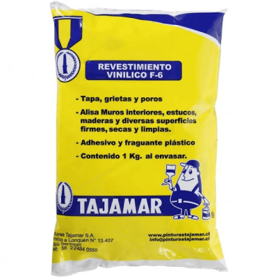 Pasta muro interior F-6 1 kg. Tajamar