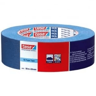 Cinta de enmascarar exterior azul 50m x 38mm Tesa1