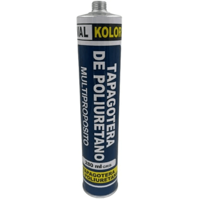 Tapagoteras poliuretano multiproposito 280ml gris Val Kolor1