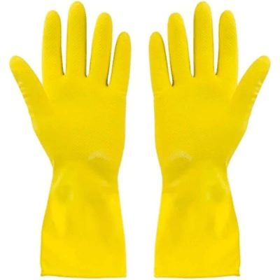 Guante domestico amarillo talla M (par)