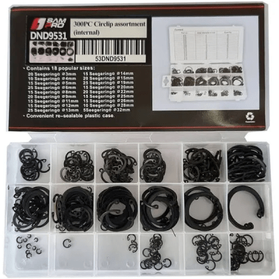 Arandelas de clip en C (seguro Zegers) # 11