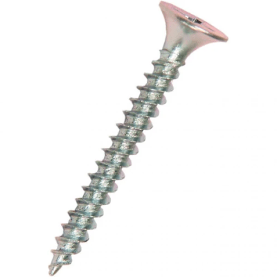 Tornillo drywall 6-18x1 1/4'' punta fina zinc. 1 unidad