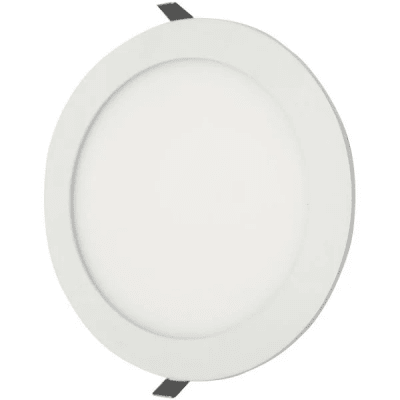 Panel led embutido redondo 6W 3500K luz calida