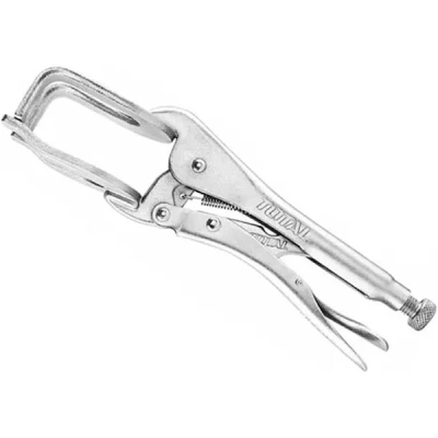 Alicate de presión boca prensa para soldar 10'' Total1