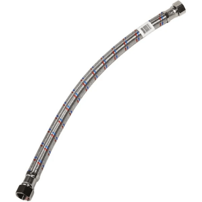 Flexible de agua 1/2x1/2'' HI-HE 40 cm 1 unidad1