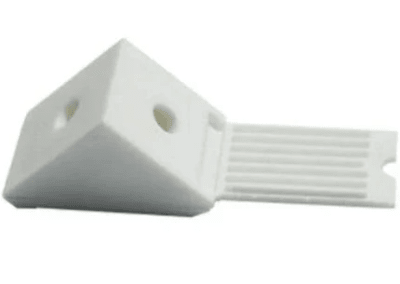 Soporte repisa triangular plastica blanco 1 unidad