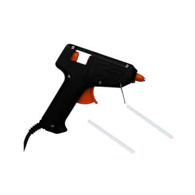 Pistola para silicona 60w con 2 barras de silicona