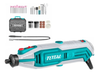 Mini rectificadora multiproposito 130W maleta + 109 Total (dremel)1