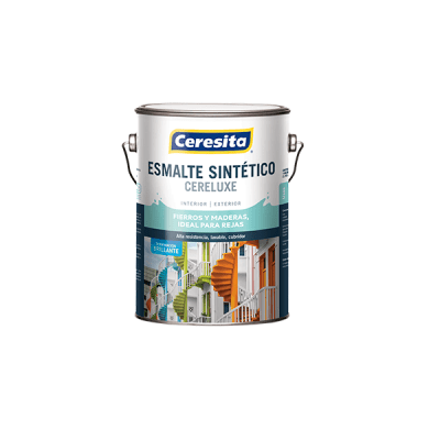 Esmalte sintetico gris maquina brillante 1 gl.  Ceresita