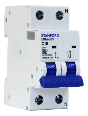 Interruptor automatico 6KA C 2x16 Amp Stanford