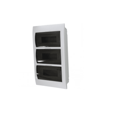 Tablero electrico embutido 36 polos IP40 tapa humo