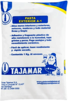 Pasta muro acrilica exterior 1kg. Tajamar1
