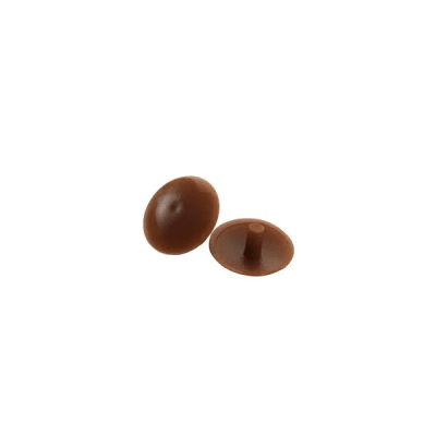 Tapa para soberbio plástico 5mm café 1 unidad