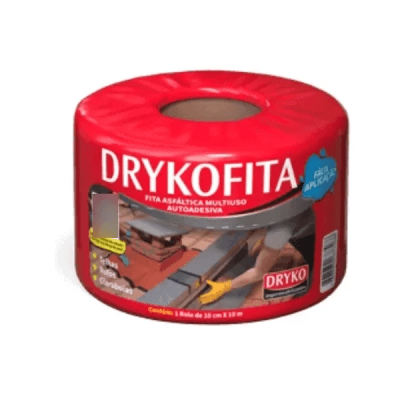 Cinta tapagoteras aluminio 10cm x 10m Drykofita sin pegamento