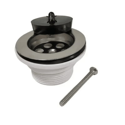 Desague lavamanos 1 1/4'' c/tapon plastico1