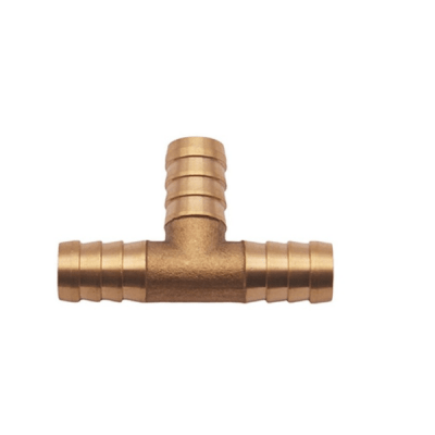 Tee bronce espiga para manguera 1/4''1