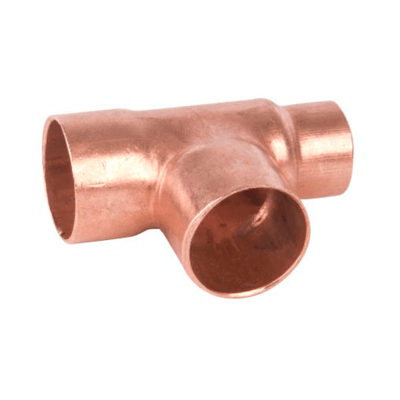 Tee cobre 1'' x 1'' x 3/4'' SO-SO-SO