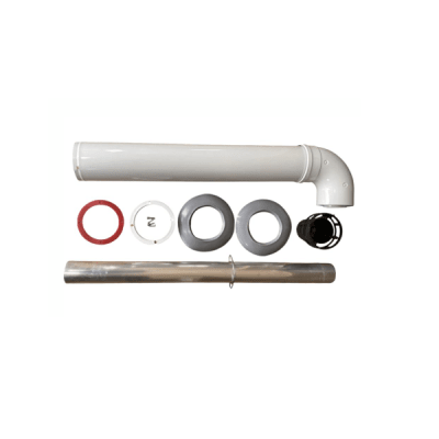 Kit ducto calefón Ø60cm tiro forzado largo 75cm