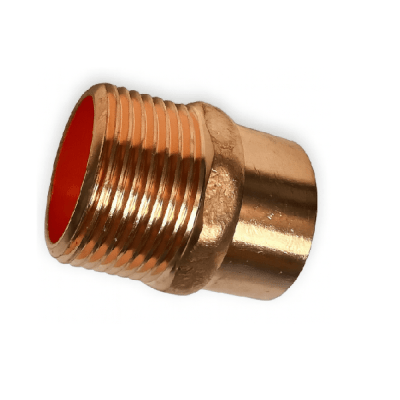 Terminal cobre 3/4'' SO  x 1/2'' HE