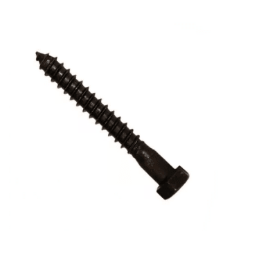 Tirafondo hexag. 1/4'' x 2'' pavonado 1 unidad (tornillo 279)1