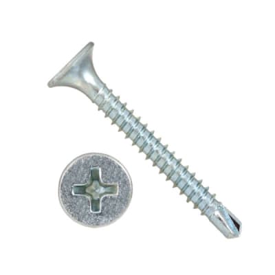 Tornillo volcanita #6x2'' punta broca zinc. x unidad (tornillo 23)1