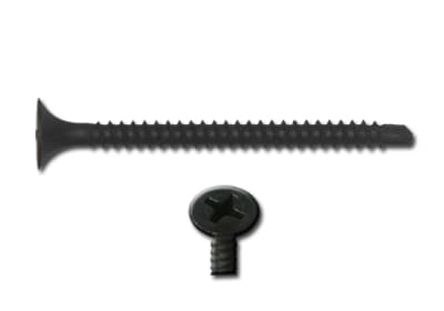 Tornillo drywall 6x1 1/4'' punta broca pavonado 1 unidad