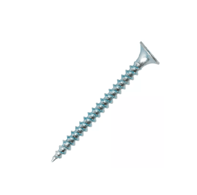Tornillo volcanita #6x2 1/2'' rosca madera zinc. 1 unidad1