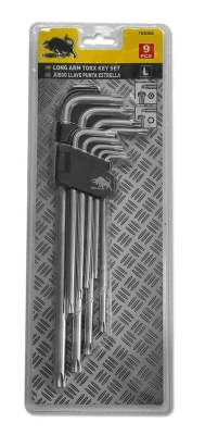 Juego de llaves torx 9 piezas largo1