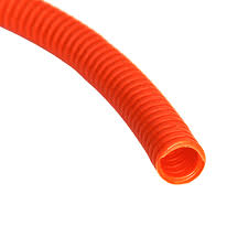Tubo corrugado PVC 20mm naranjo 1 metro