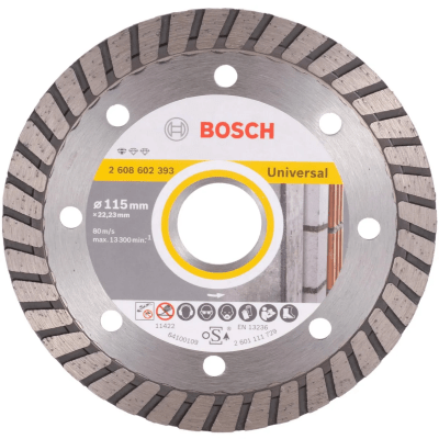 Disco diamantado turbo 4 1/2'' Bosch