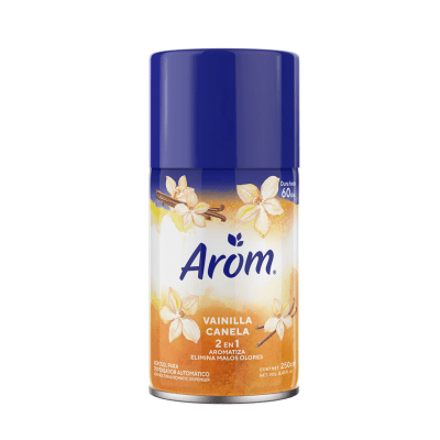 Repuesto Aromatizante Ambiental Vainilla Canela 250cm Arom
