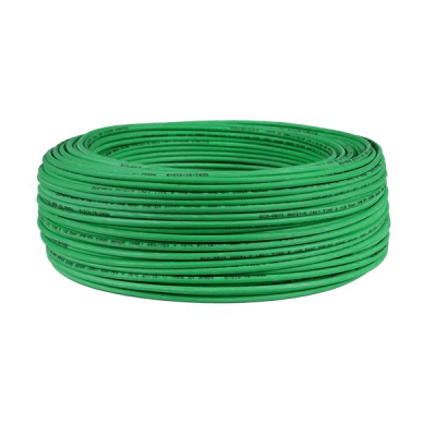Cable 4.0mm2 H07Z1-K verde libre de halogeno 1 metro