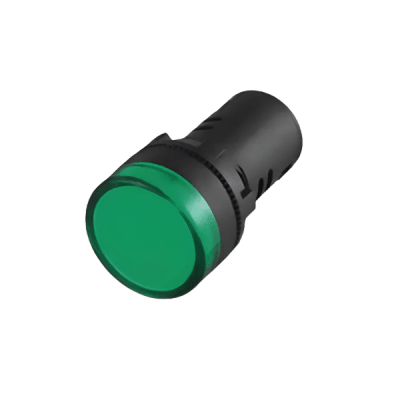 Luz piloto verde 22mm 220V