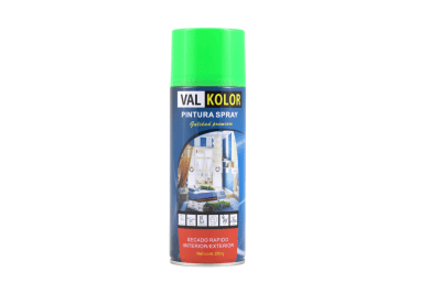 Pintura spray verde fluorescente 300gr.1