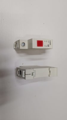 Luz piloto roja para riel 220V