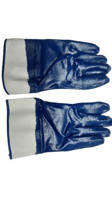 Guante latex albañil Talla 9 azul1