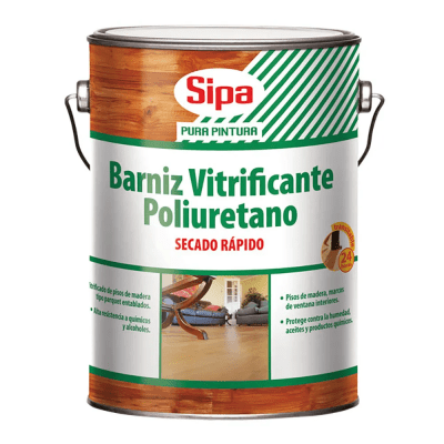 Barniz vitrificante pisos semi brillo 1 galon Sipa