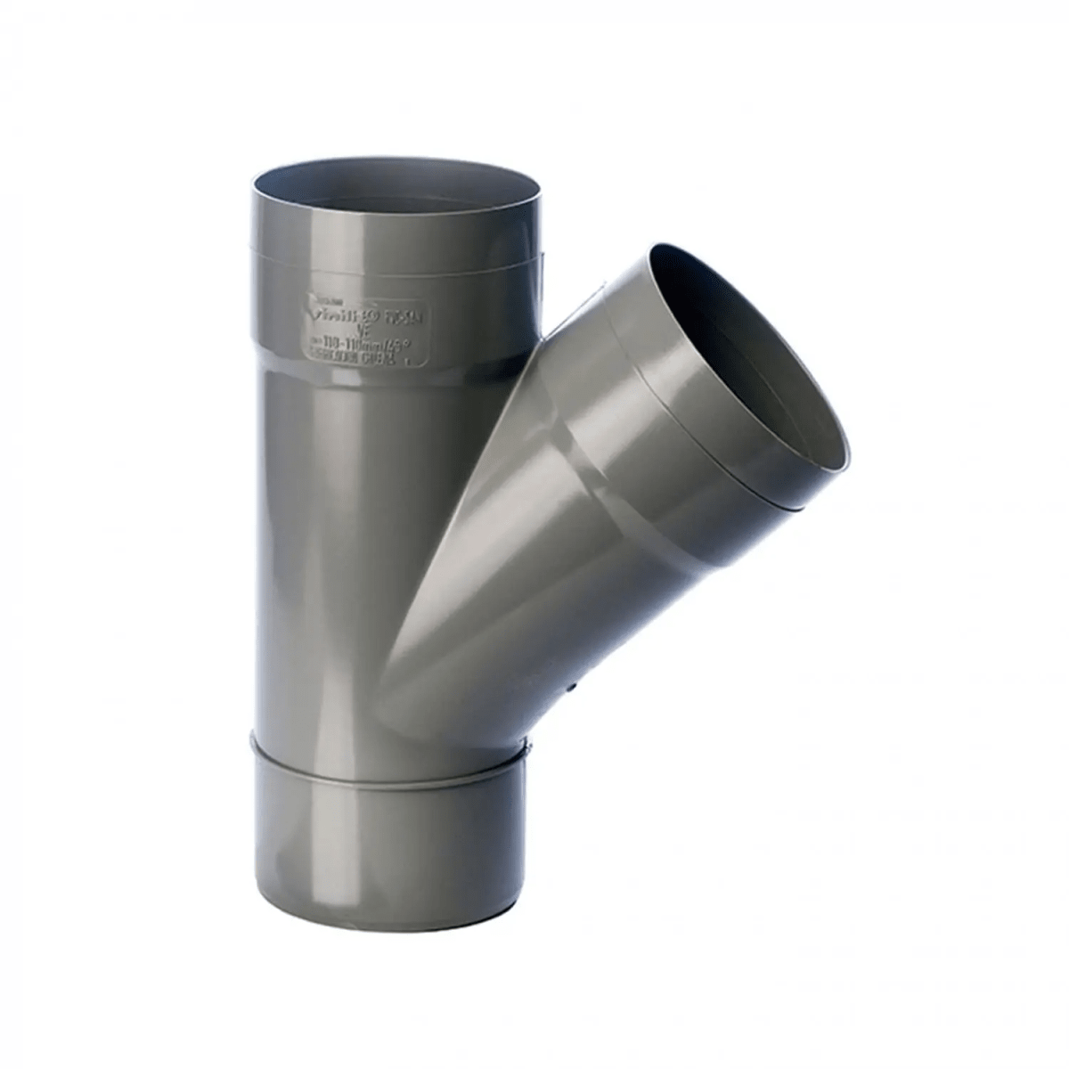 Vee PVC sanitario 40x40mm gris 0