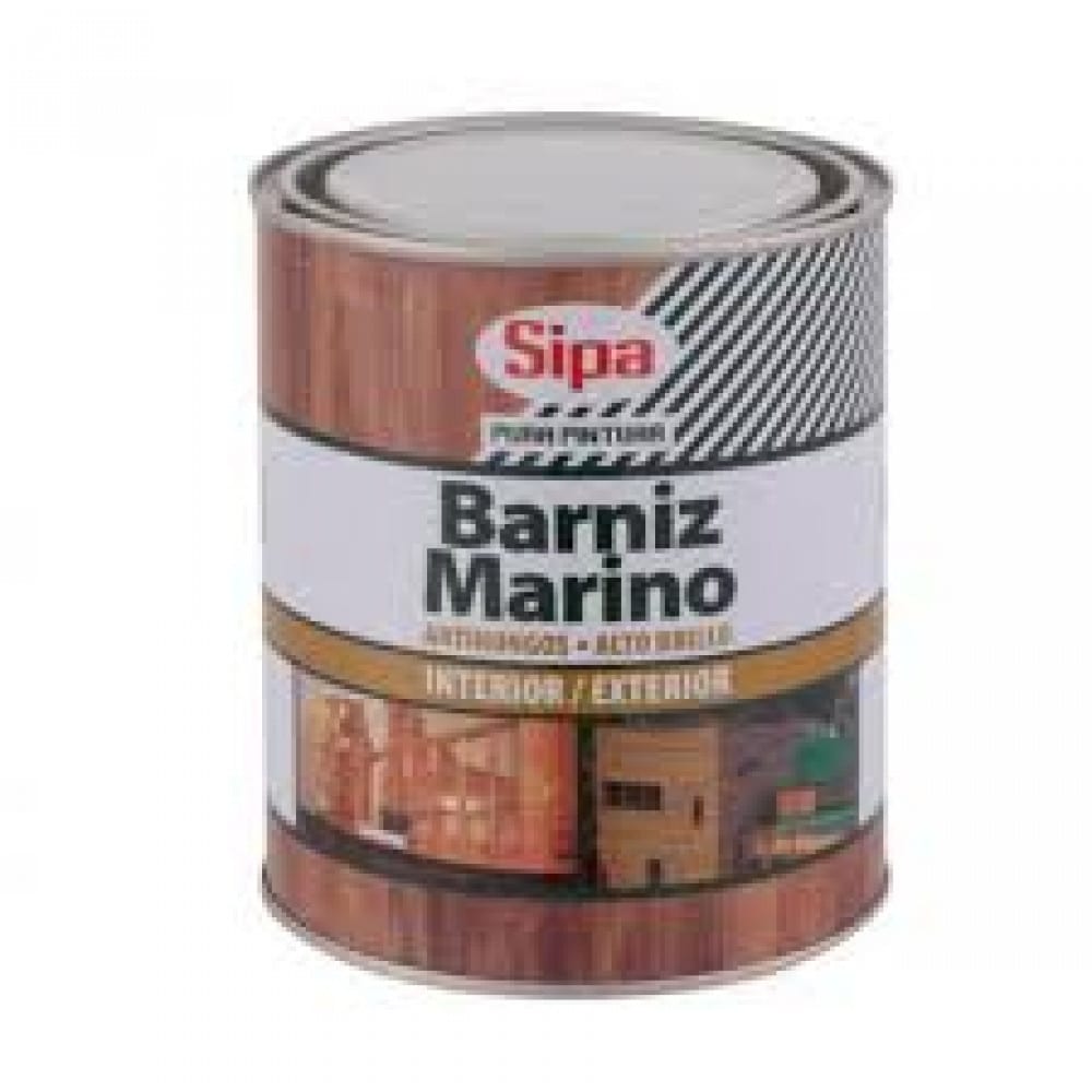 Barniz marino alerce 1/4 gl. Sipa 1
